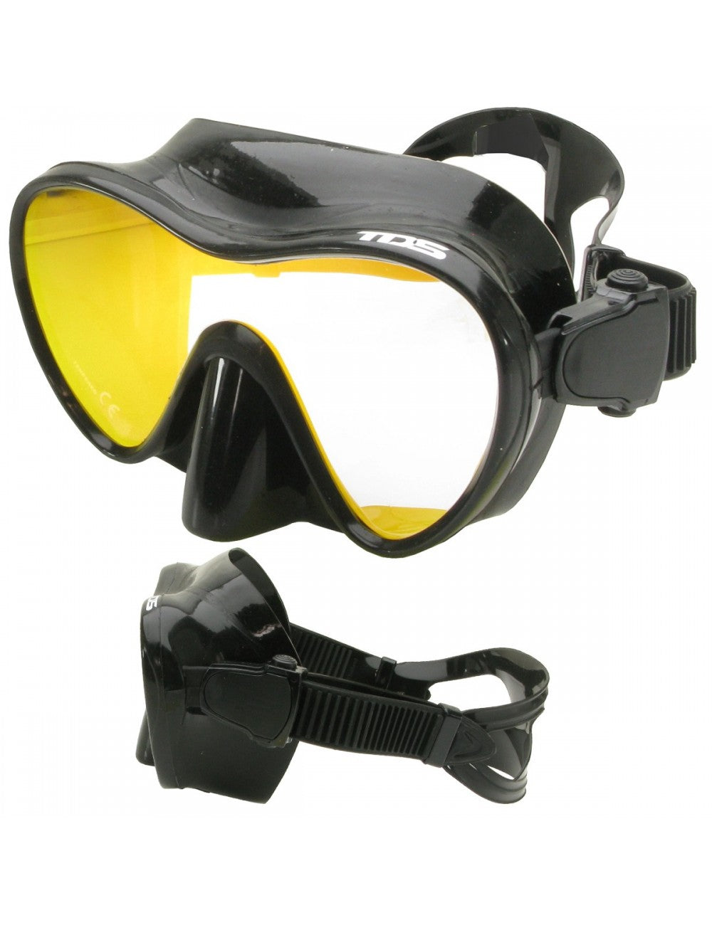 Diving Mask TDS Frameless Fun Black Revo Cristal