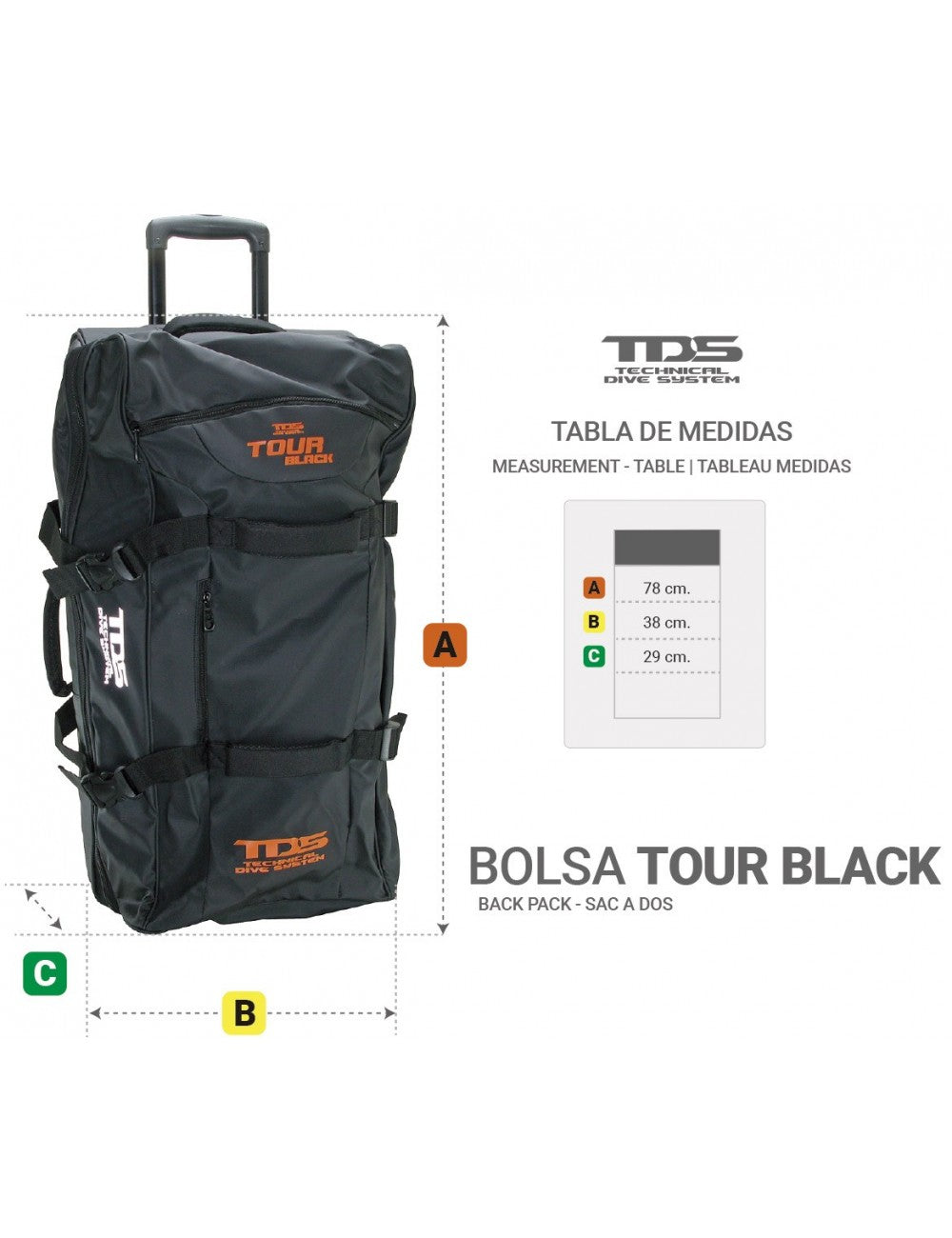 TROLLEY TOUR BAG