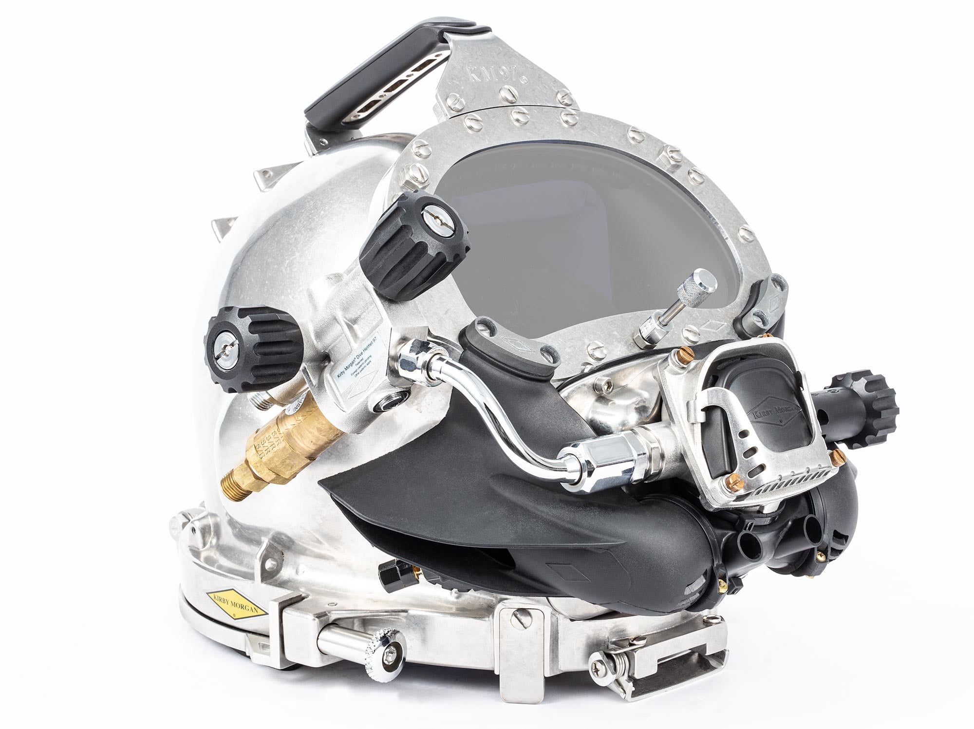 KIRBY MORGAN 97 COMMERCIAL DIVING HELMET 500-700 – Casco Antiguo USA Inc